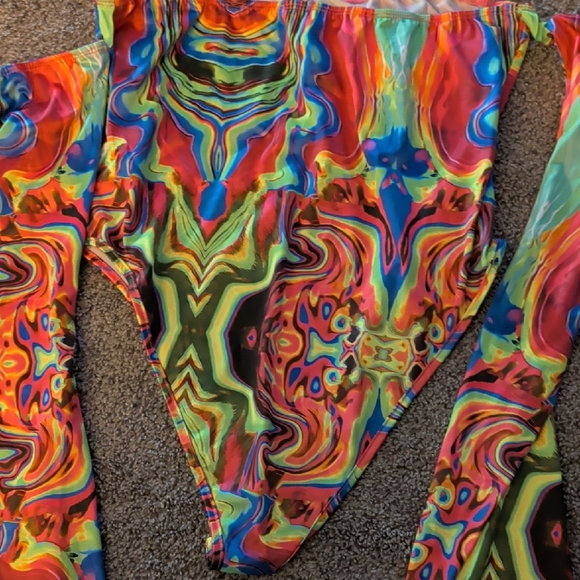 Colorful Kids One Piece Swimsuit - Picture 1 of 1